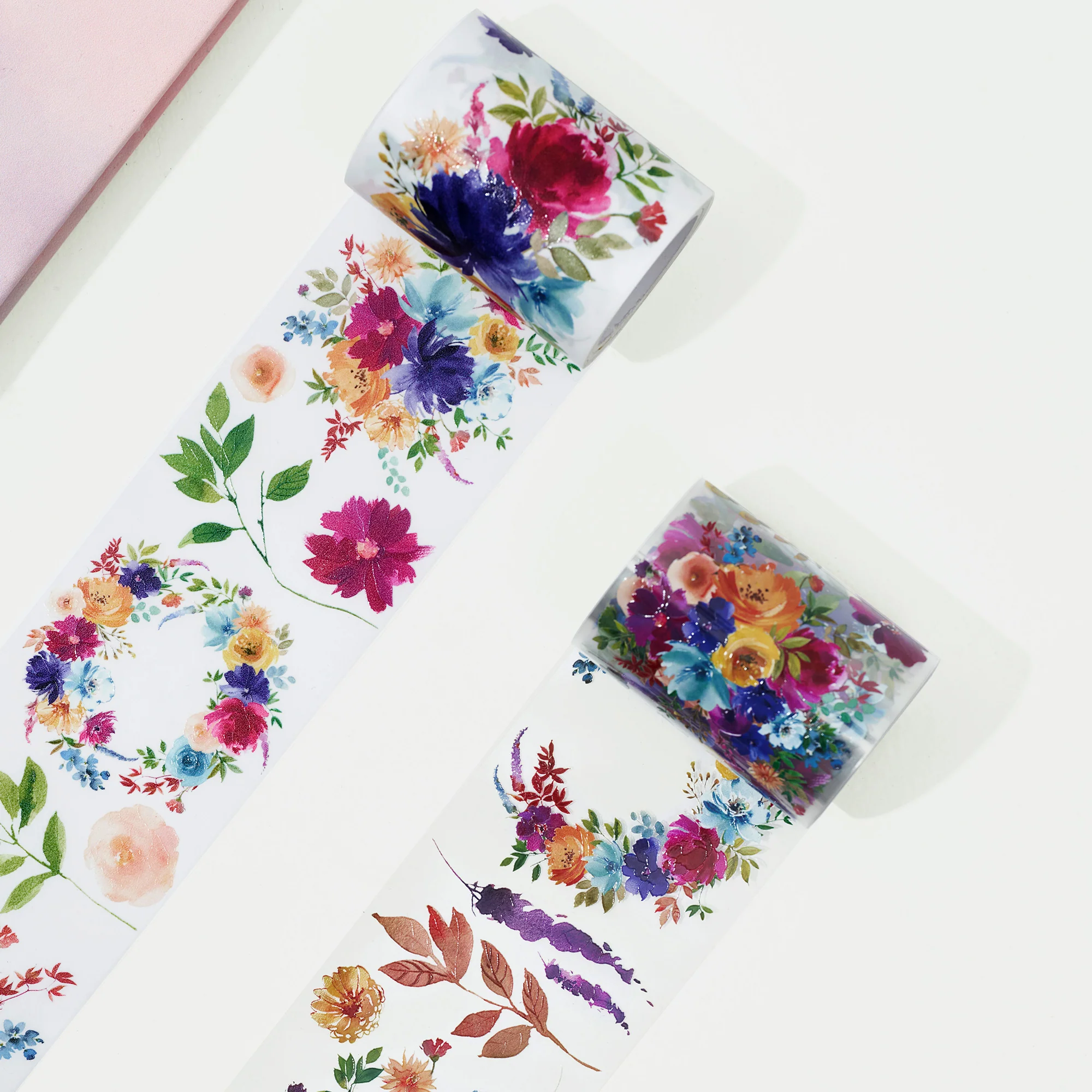 Pretty Florals Wide Washi/PET Tape - Image 3