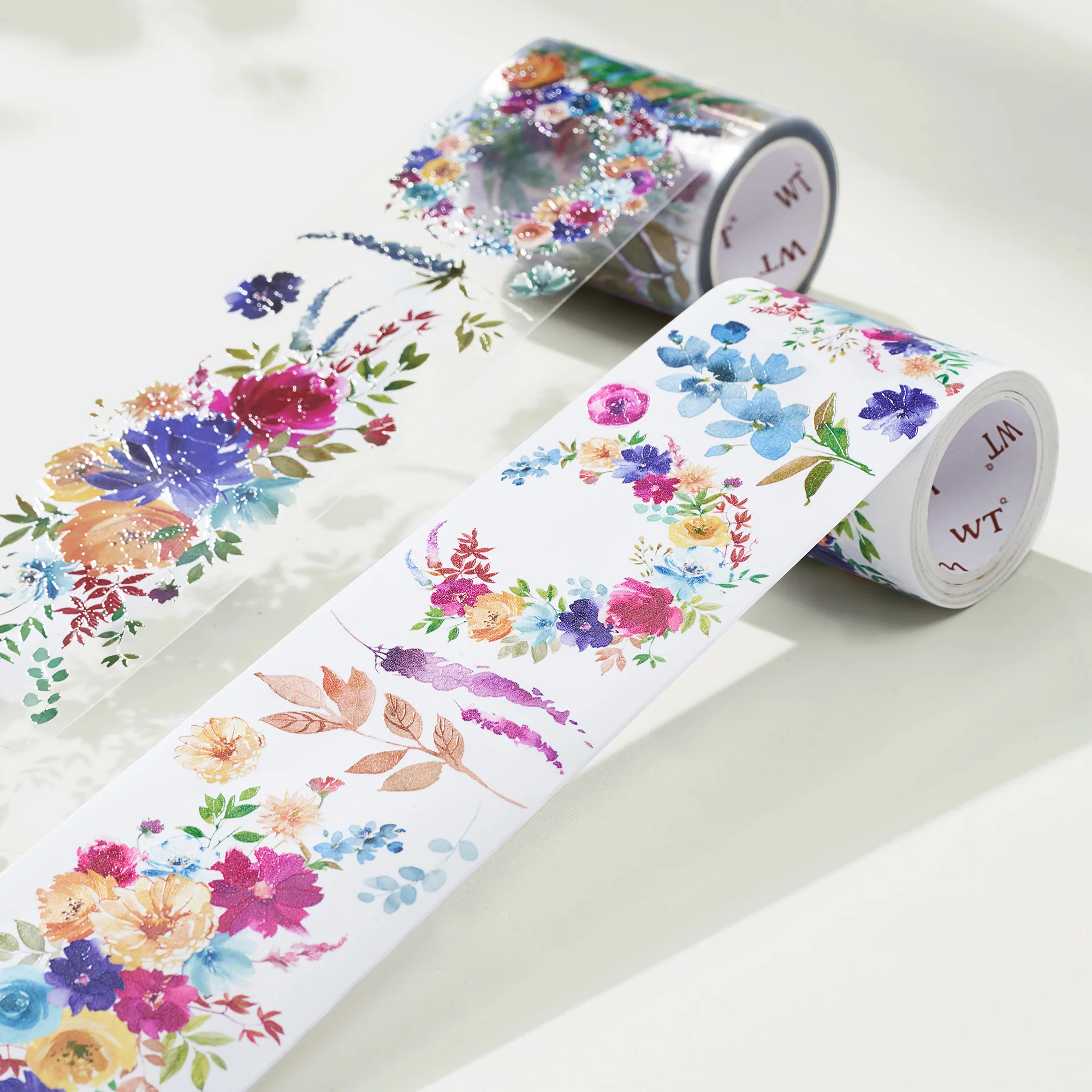 Pretty Florals Wide Washi/PET Tape - Image 5