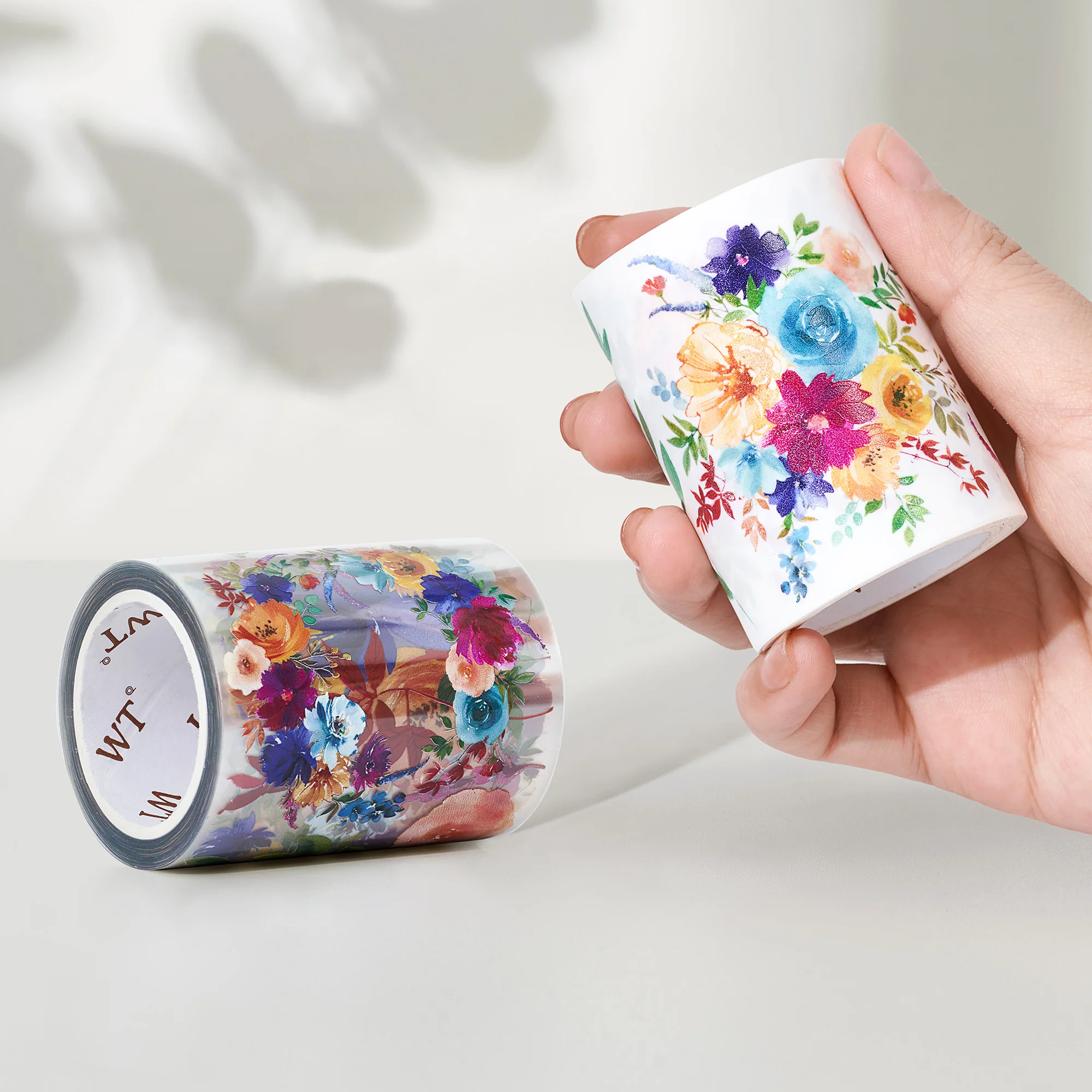 Pretty Florals Wide Washi/PET Tape - Image 6