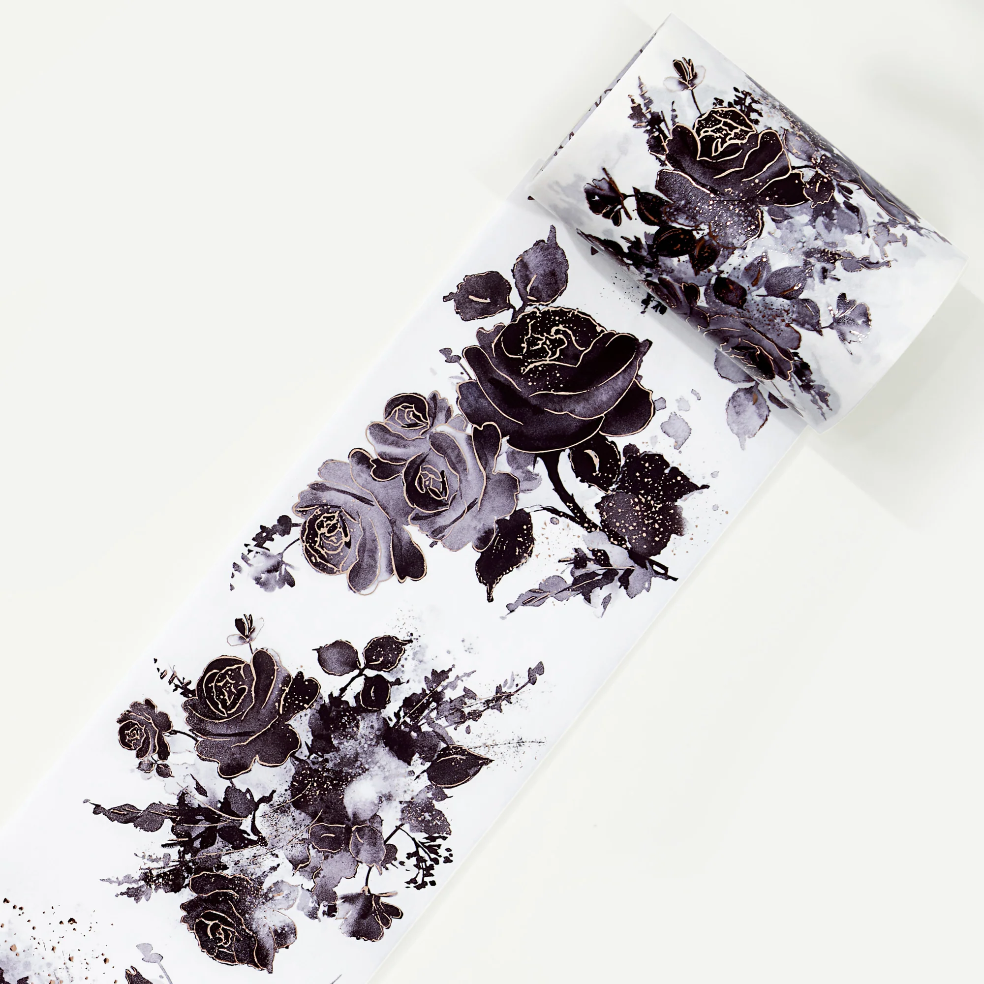 Rose Noir Wide Washi/PET Tape (GILDED) - Image 8