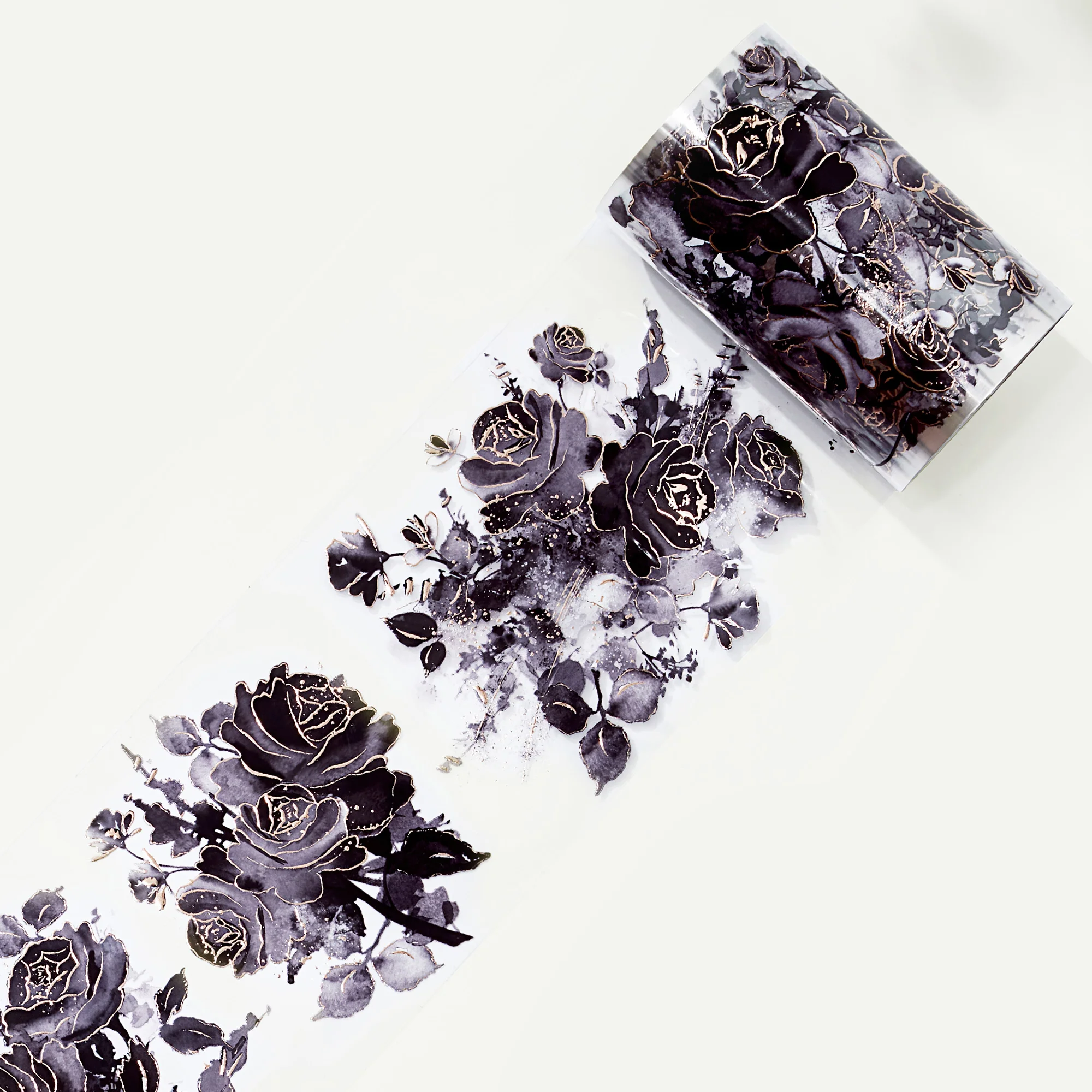 Rose Noir Wide Washi/PET Tape (GILDED) - Image 9
