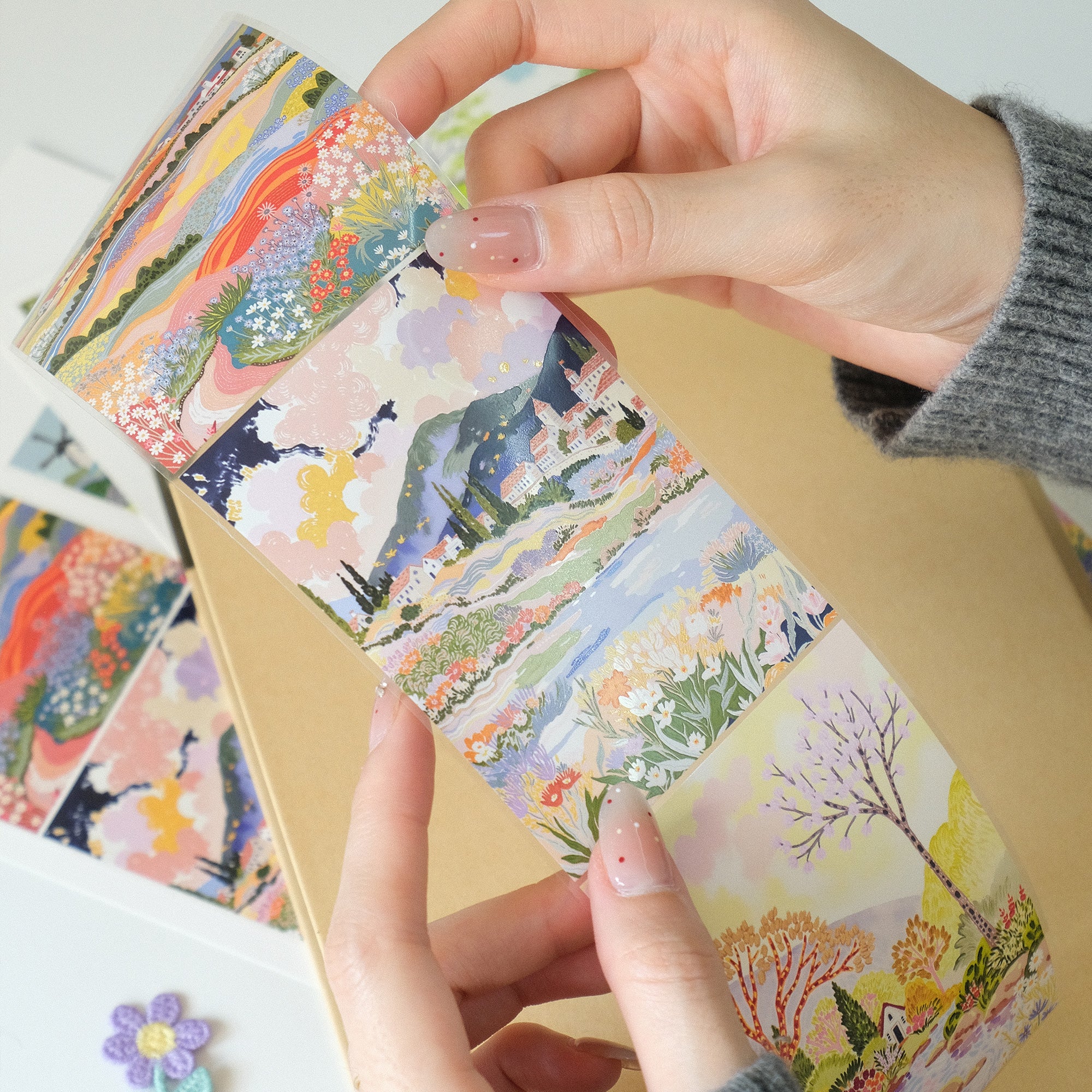 Spring Canvas Wide Washi/PET Tape - Image 10