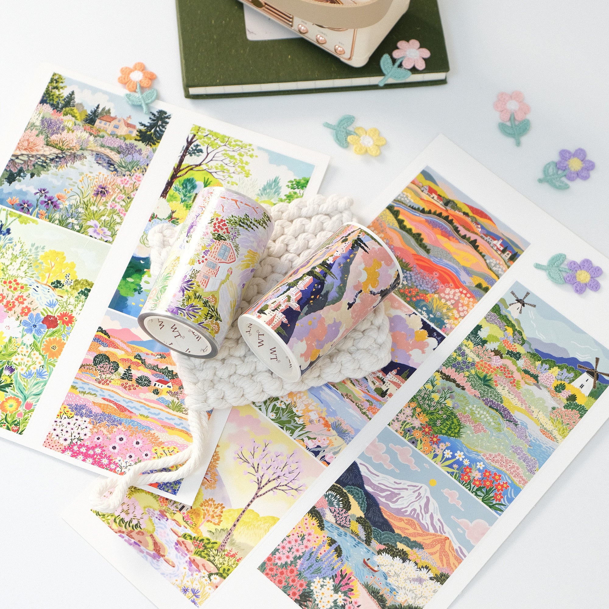Spring Canvas Wide Washi/PET Tape - Image 7