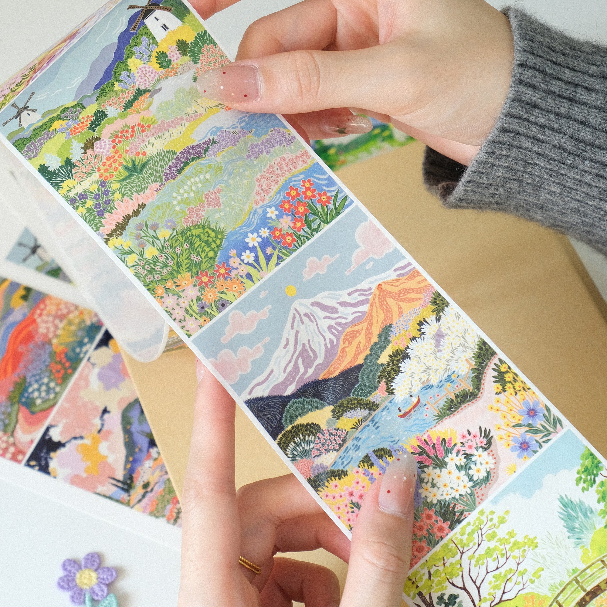 Spring Canvas Wide Washi/PET Tape - Image 9