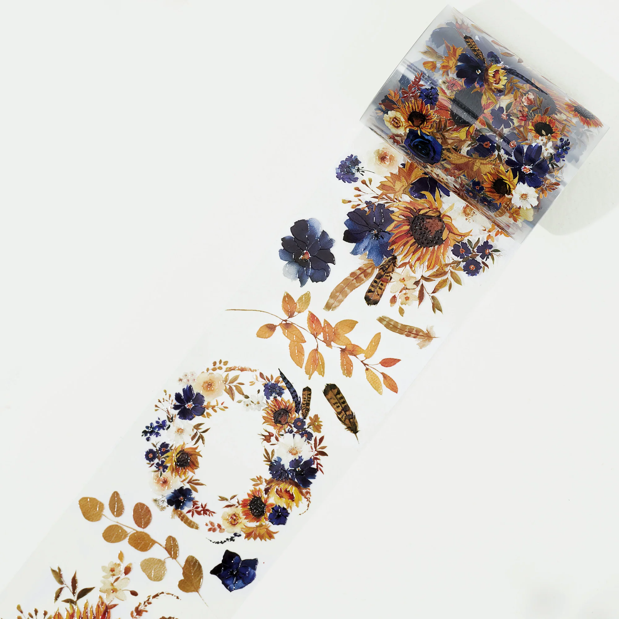 Sunflower & Navy Wide Washi/PET Tape - Image 12
