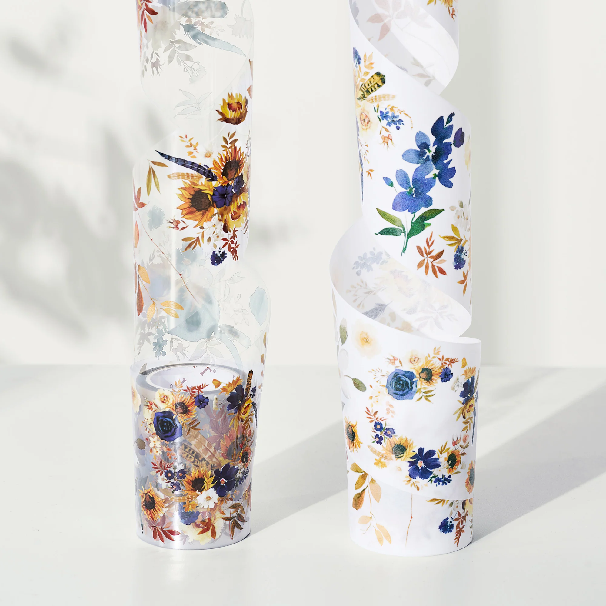 Sunflower & Navy Wide Washi/PET Tape - Image 5