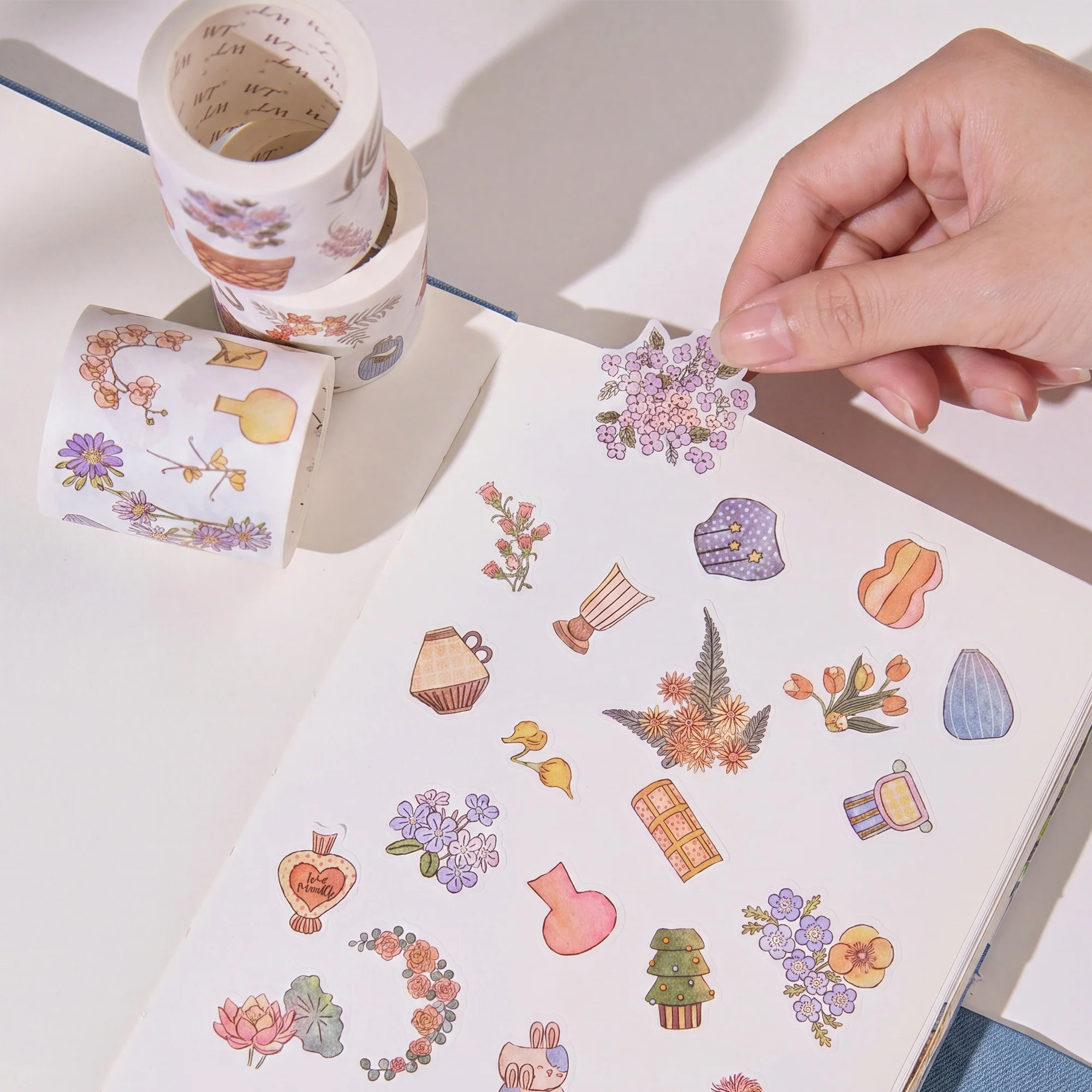 Vase Medley Washi Tape Sticker Set - Image 2