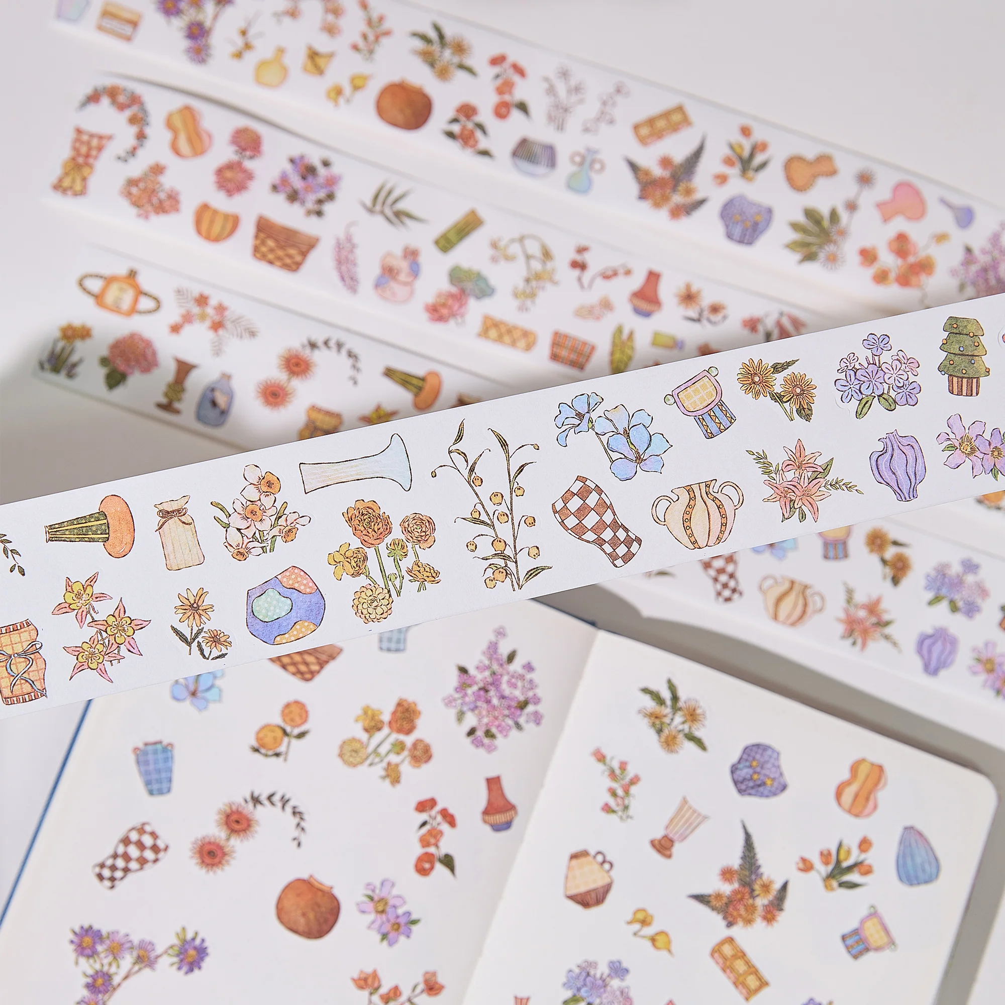Vase Medley Washi Tape Sticker Set - Image 3