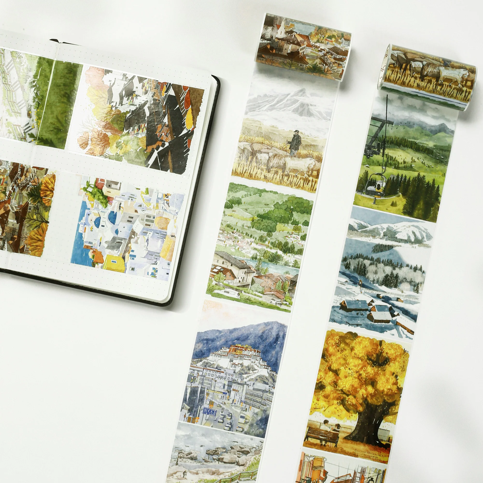 Wandering Horizon Wide Washi/PET Tape - Image 3
