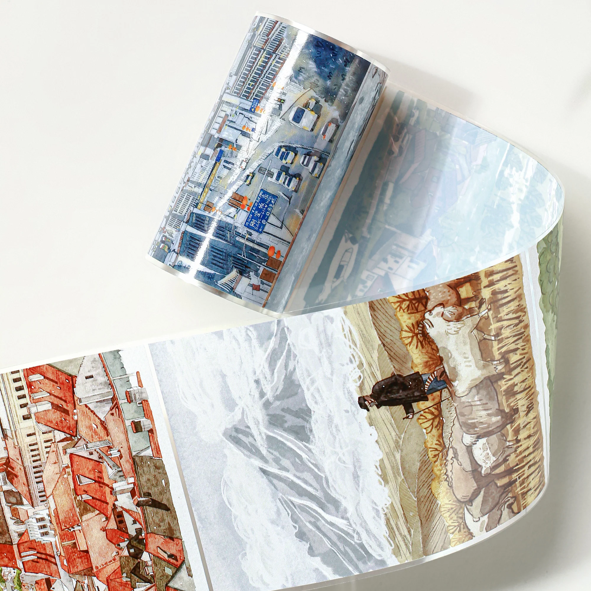Wandering Horizon Wide Washi/PET Tape - Image 5