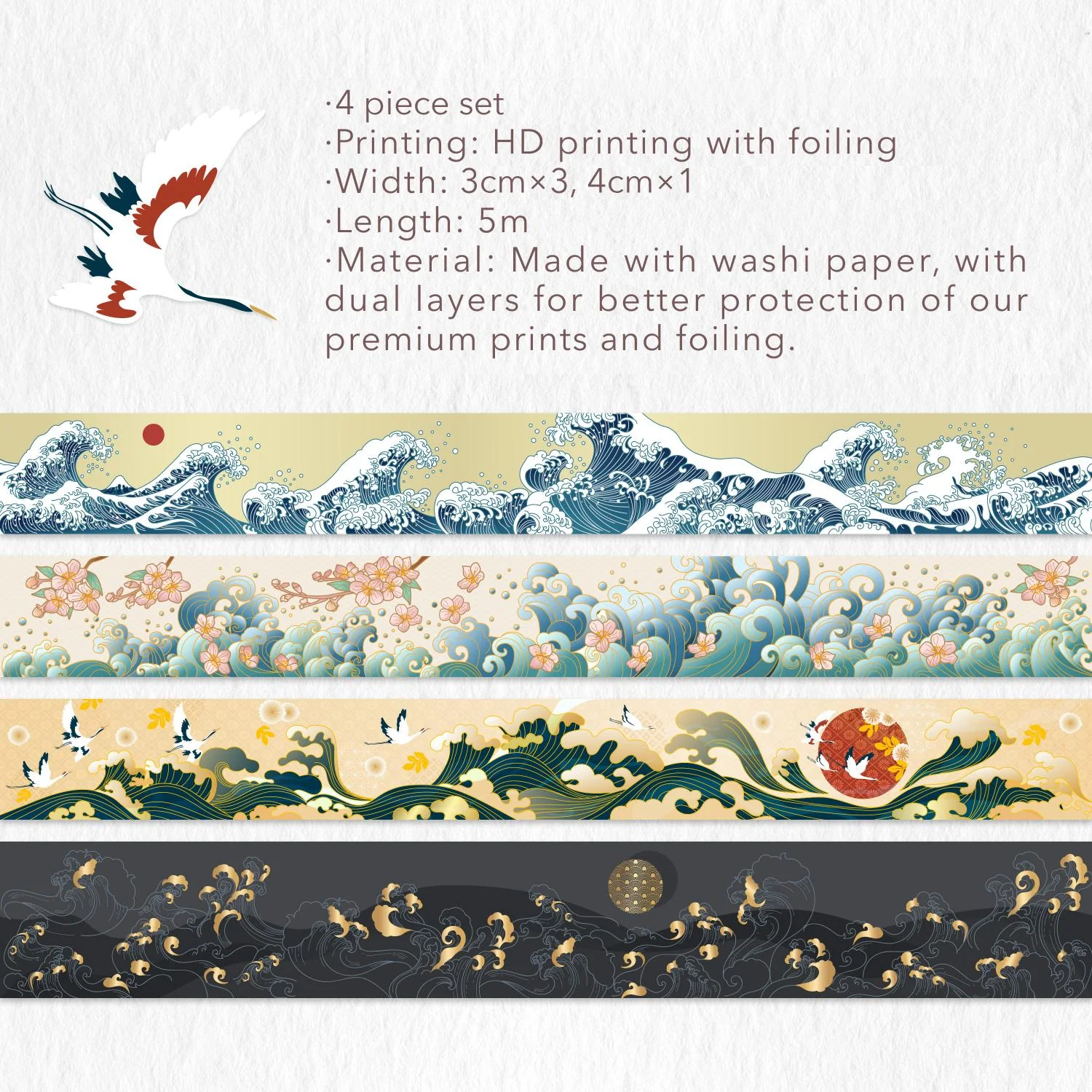 Waves of Rebun Washi Tape Set - Image 12